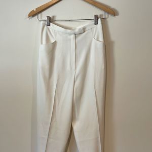 Jones New York Womens Vintage Pants Suit Winter White Size 10
